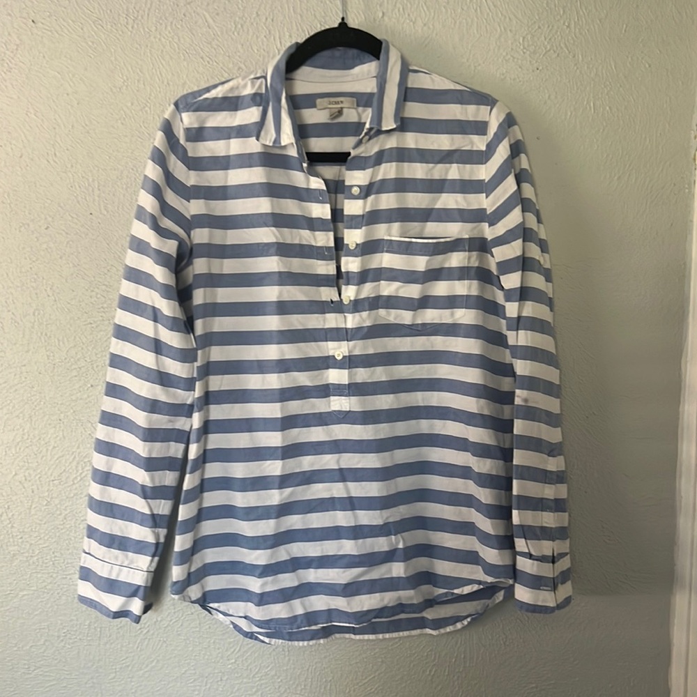 Jcrew striped button up